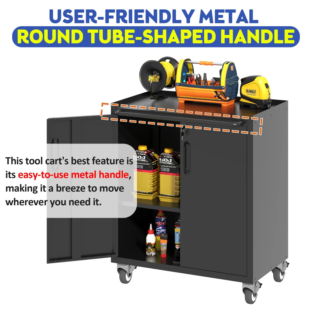 Heavy Duty Metal Wall Mounted Tool Storage Cabinet Steel Metal Garage Storage Cabinet for Garage Workshop Assembly Required