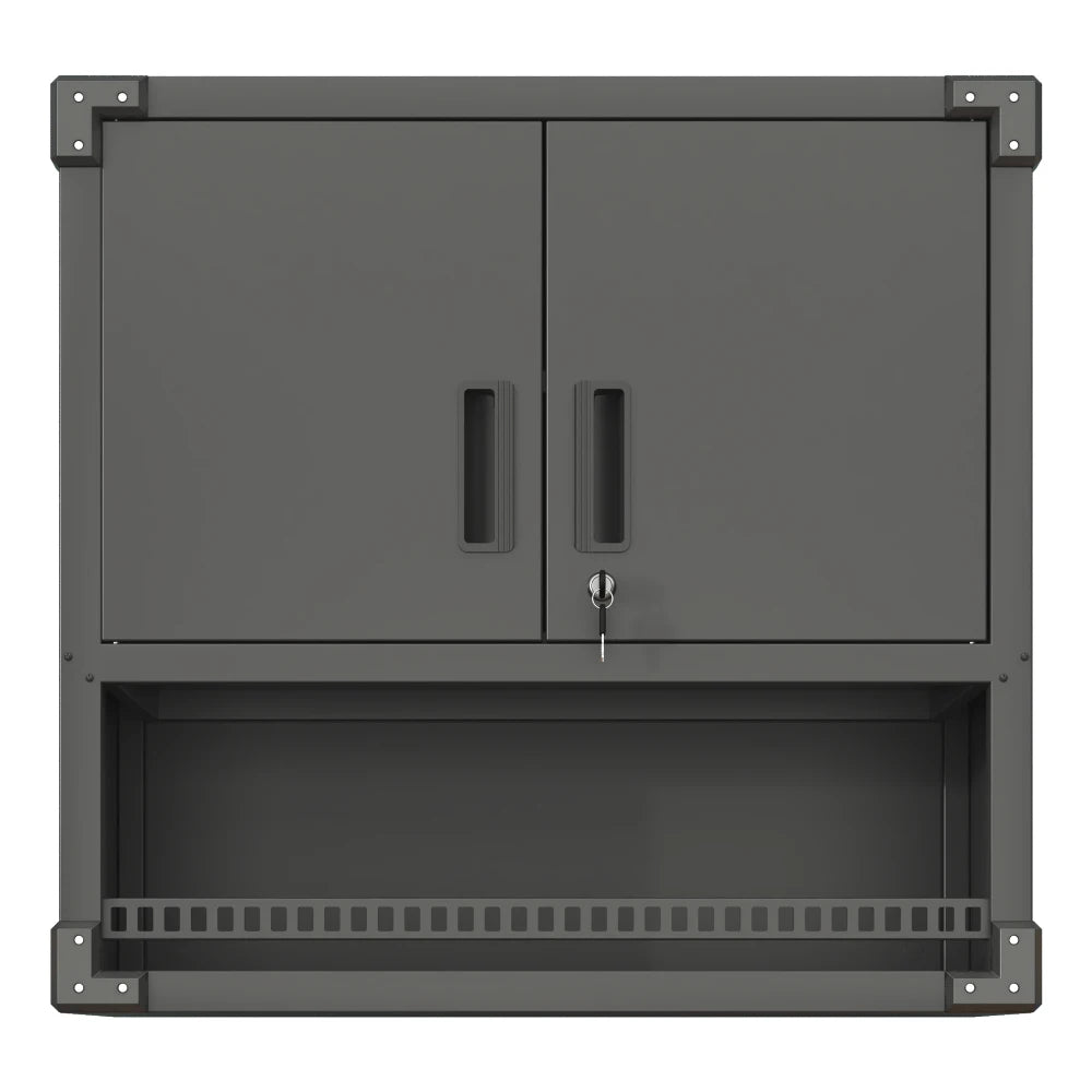 Heavy Duty Metal Wall Mounted Tool Storage Cabinet Steel Metal Garage Storage Cabinet for Garage Workshop Assembly Required