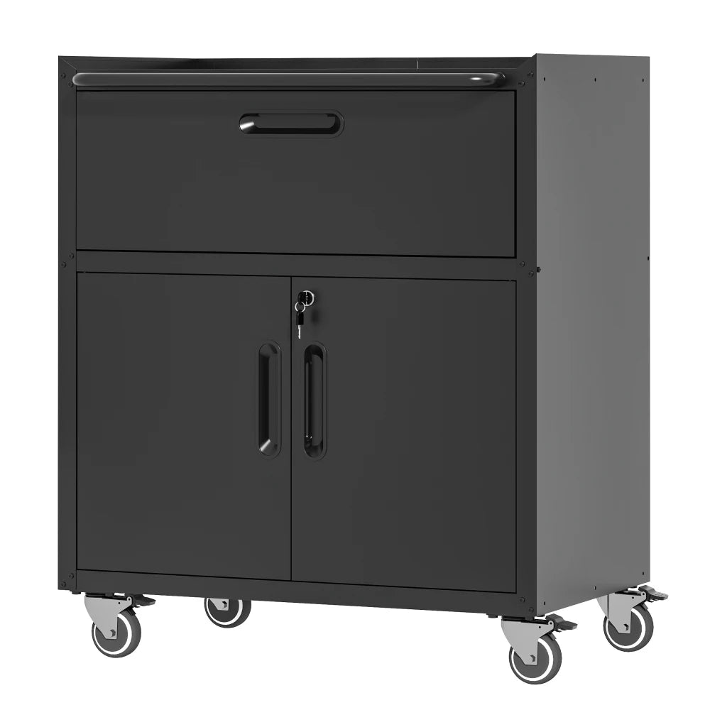 Heavy Duty Metal Wall Mounted Tool Storage Cabinet Steel Metal Garage Storage Cabinet for Garage Workshop Assembly Required