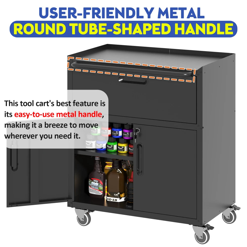 Heavy Duty Metal Wall Mounted Tool Storage Cabinet Steel Metal Garage Storage Cabinet for Garage Workshop Assembly Required