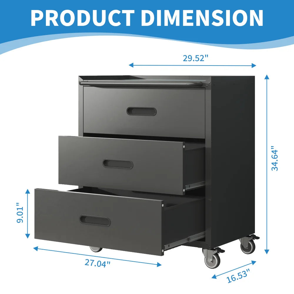 Heavy Duty Metal Wall Mounted Tool Storage Cabinet Steel Metal Garage Storage Cabinet for Garage Workshop Assembly Required