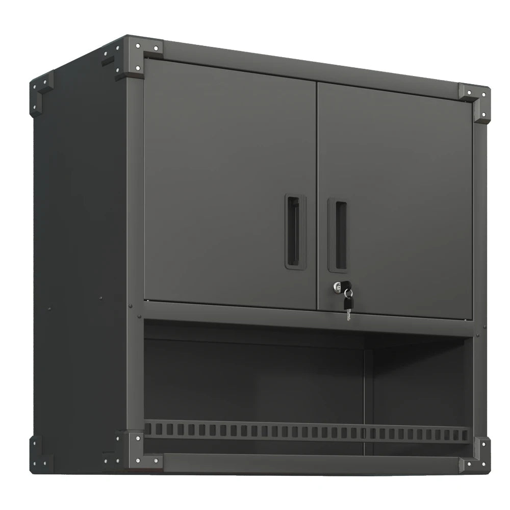 Heavy Duty Metal Wall Mounted Tool Storage Cabinet Steel Metal Garage Storage Cabinet for Garage Workshop Assembly Required