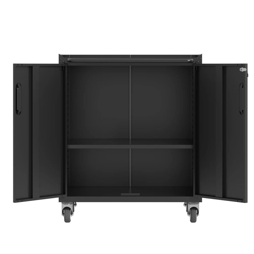 Heavy Duty Metal Wall Mounted Tool Storage Cabinet Steel Metal Garage Storage Cabinet for Garage Workshop Assembly Required