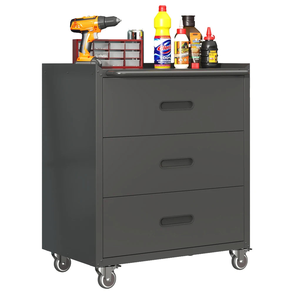 Heavy Duty Metal Wall Mounted Tool Storage Cabinet Steel Metal Garage Storage Cabinet for Garage Workshop Assembly Required