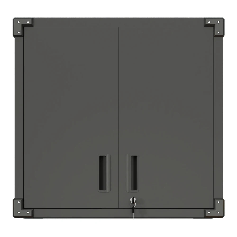 Heavy Duty Metal Wall Mounted Tool Storage Cabinet Steel Metal Garage Storage Cabinet for Garage Workshop Assembly Required