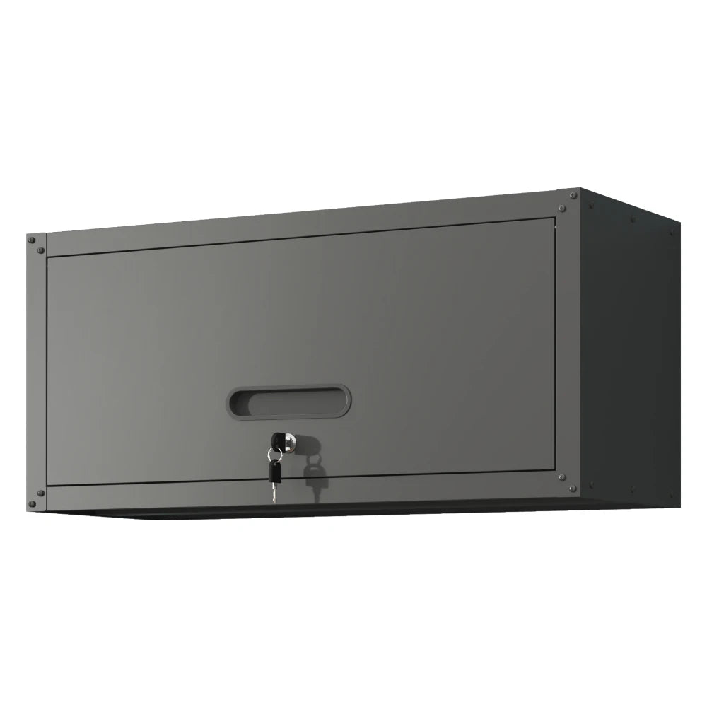 Heavy Duty Metal Wall Mounted Tool Storage Cabinet Steel Metal Garage Storage Cabinet for Garage Workshop Assembly Required