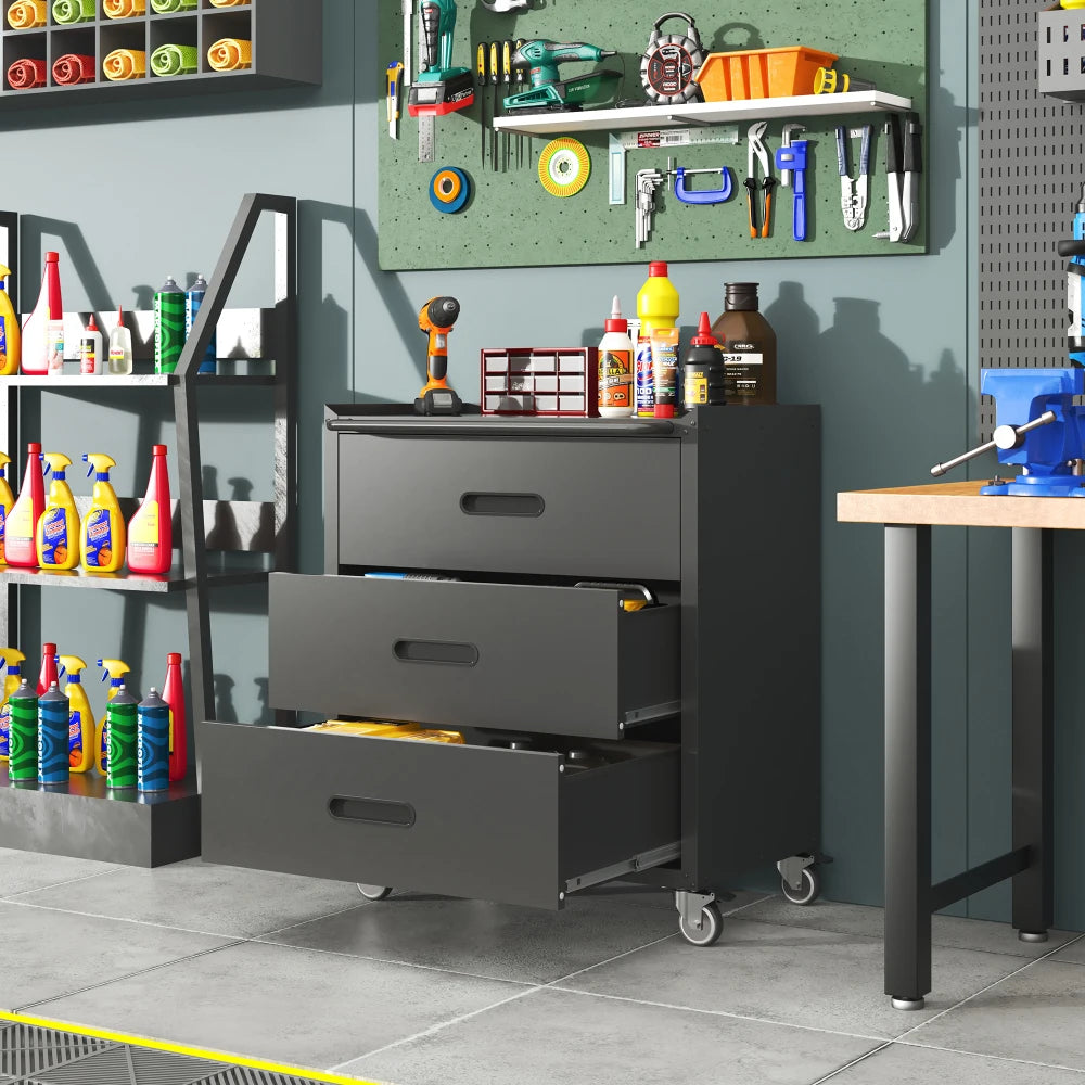 Heavy Duty Metal Wall Mounted Tool Storage Cabinet Steel Metal Garage Storage Cabinet for Garage Workshop Assembly Required