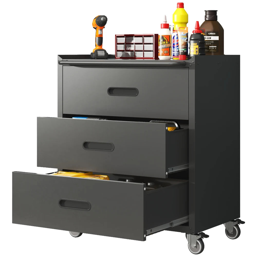 Heavy Duty Metal Wall Mounted Tool Storage Cabinet Steel Metal Garage Storage Cabinet for Garage Workshop Assembly Required