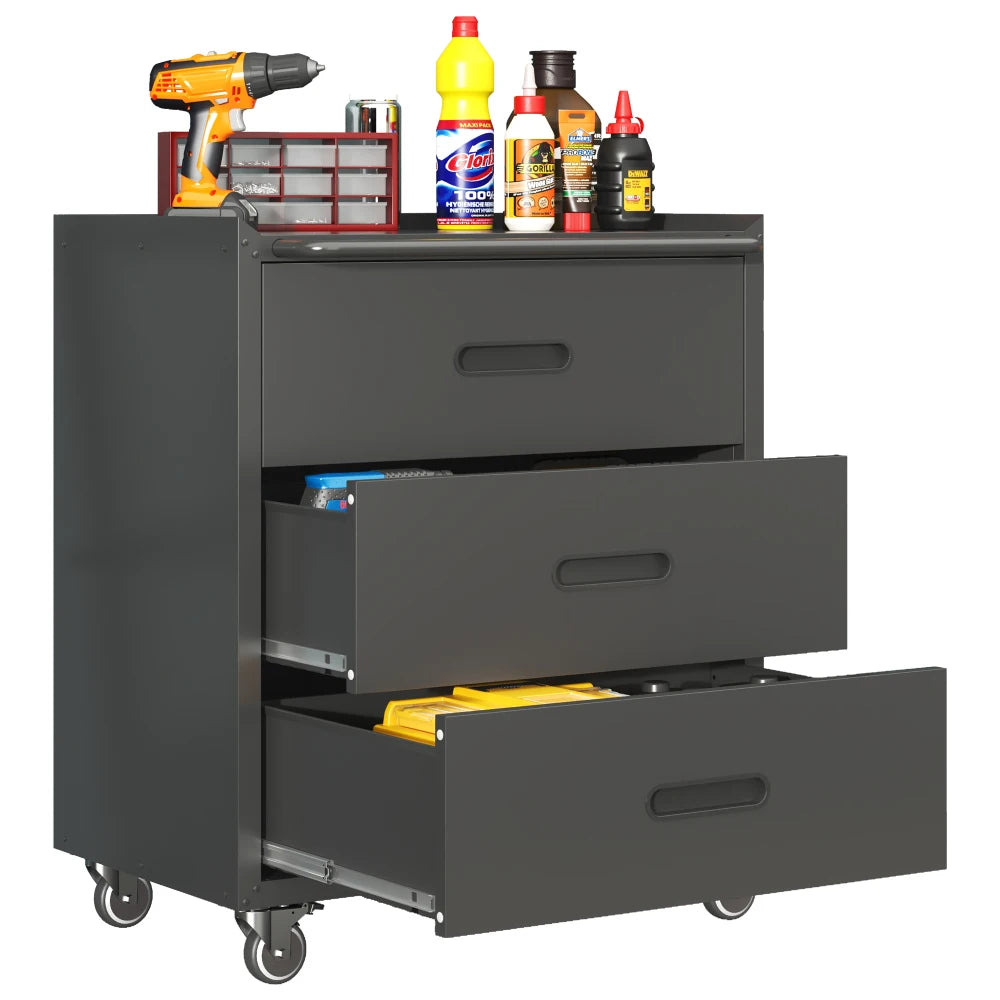 Heavy Duty Metal Wall Mounted Tool Storage Cabinet Steel Metal Garage Storage Cabinet for Garage Workshop Assembly Required