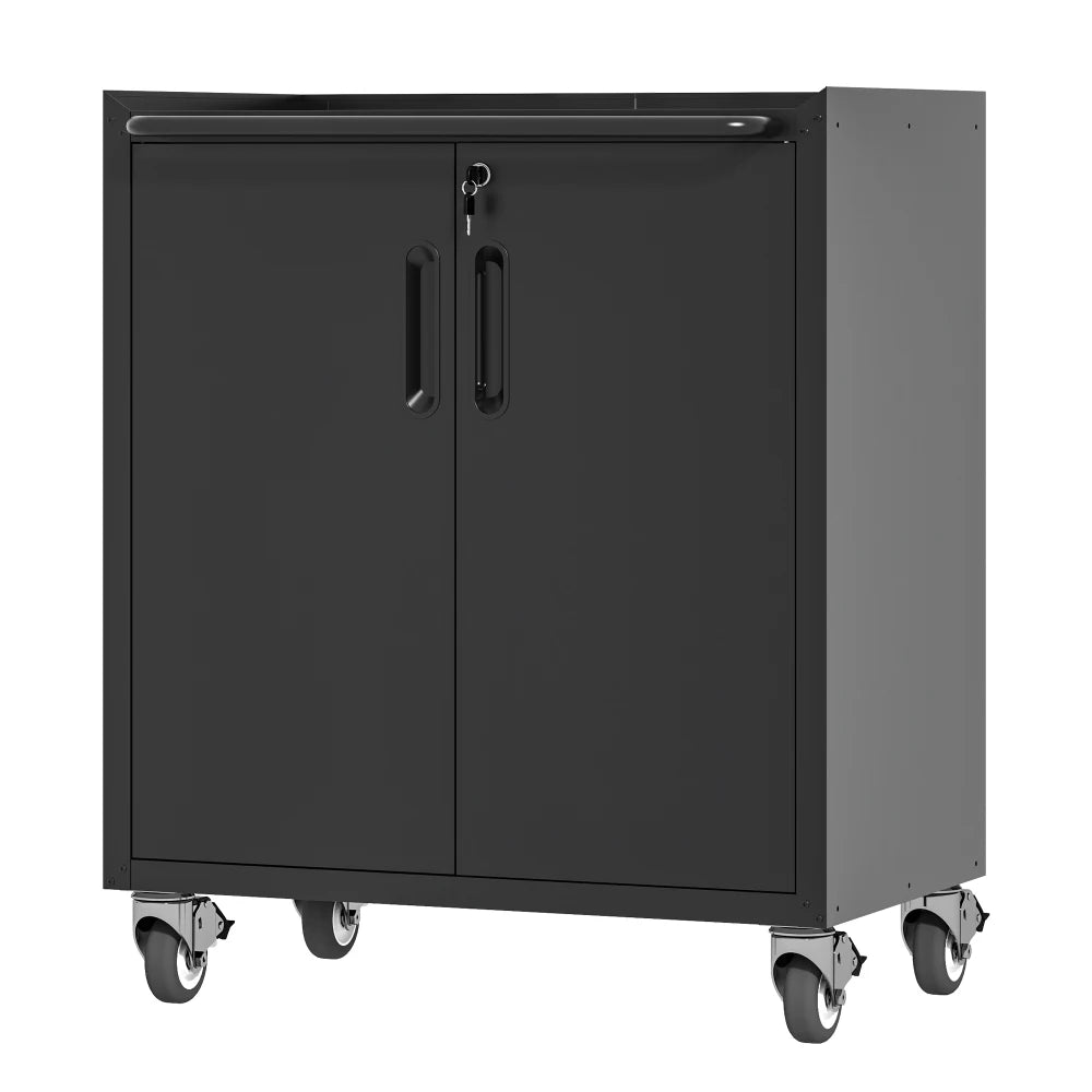 Heavy Duty Metal Wall Mounted Tool Storage Cabinet Steel Metal Garage Storage Cabinet for Garage Workshop Assembly Required