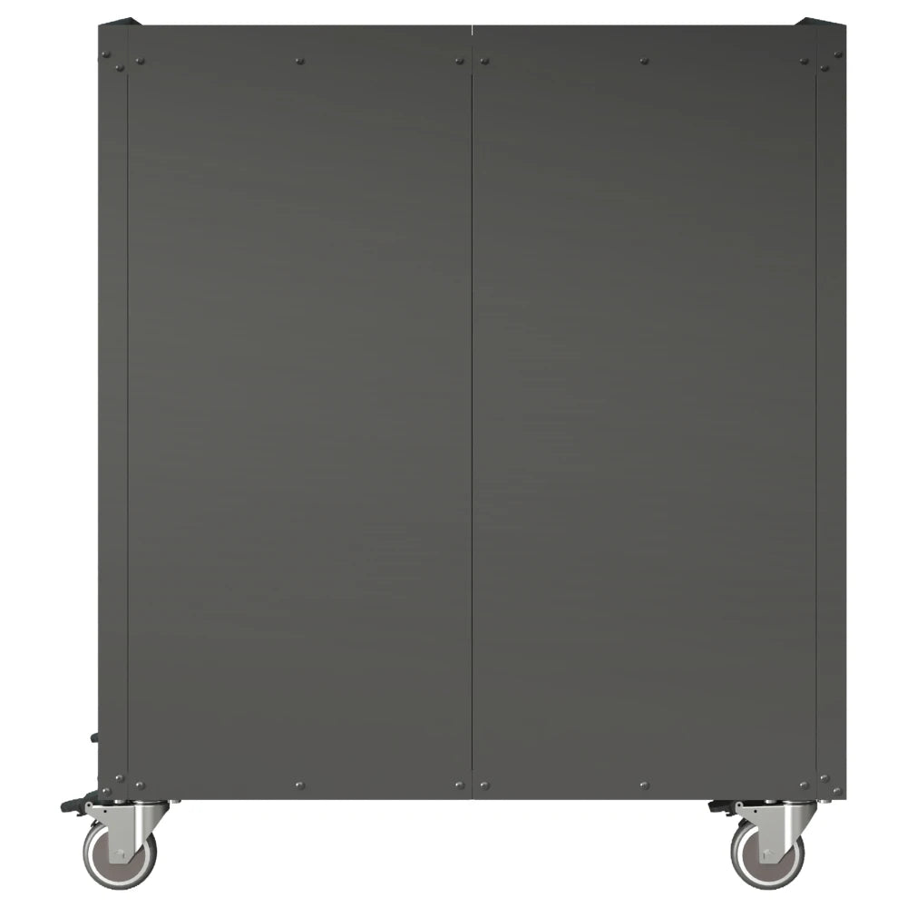 Heavy Duty Metal Wall Mounted Tool Storage Cabinet Steel Metal Garage Storage Cabinet for Garage Workshop Assembly Required