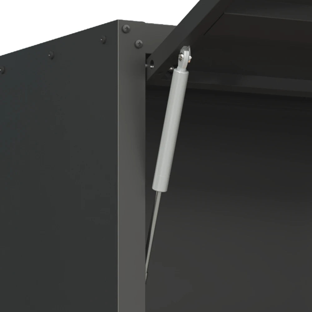 Heavy Duty Metal Wall Mounted Tool Storage Cabinet Steel Metal Garage Storage Cabinet for Garage Workshop Assembly Required