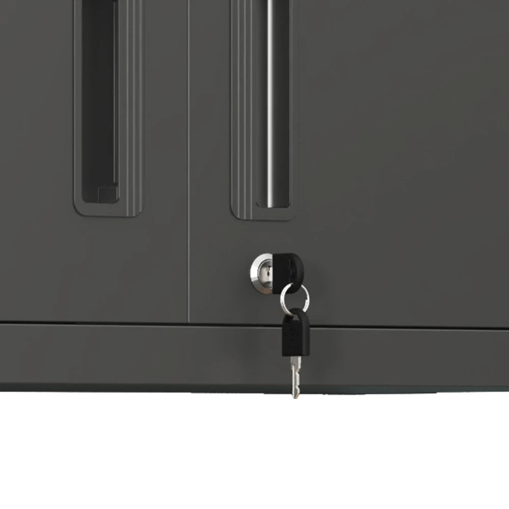 Heavy Duty Metal Wall Mounted Tool Storage Cabinet Steel Metal Garage Storage Cabinet for Garage Workshop Assembly Required