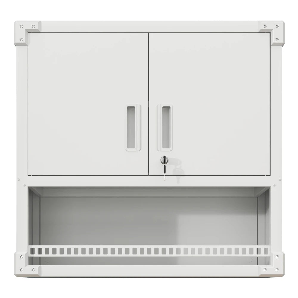 Heavy Duty Metal Wall Mounted Tool Storage Cabinet Steel Metal Garage Storage Cabinet for Garage Workshop Assembly Required